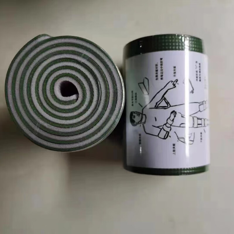 卷式夹板固定夹板可塑高分子固定夹板教学培训练用急救固定板 军绿色