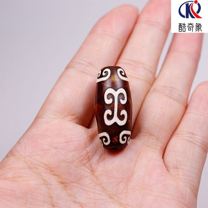 酷奇象(kuqixiang)西藏饰品吊坠佛珠如意天珠老玛瑙圆珠隔珠佛diy配饰