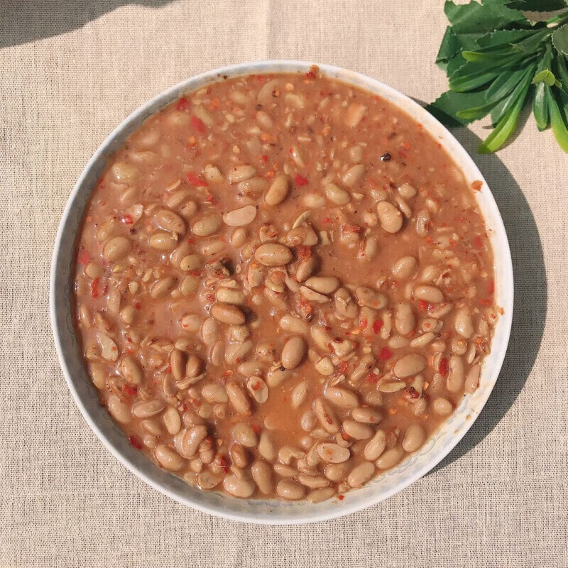 虎钢馋安徽农家纯手工臭酱豆子香辣草唔酱豆臭盐豆子凤阳小岗村特产