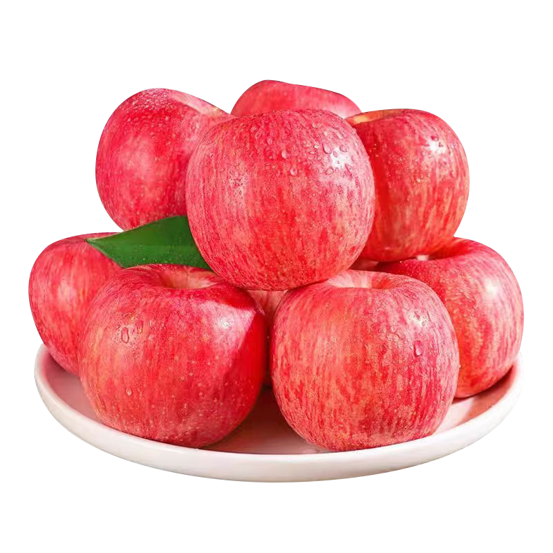 京觅烟台红富士苹果 净重4.5斤装单果75mm起  源头直发