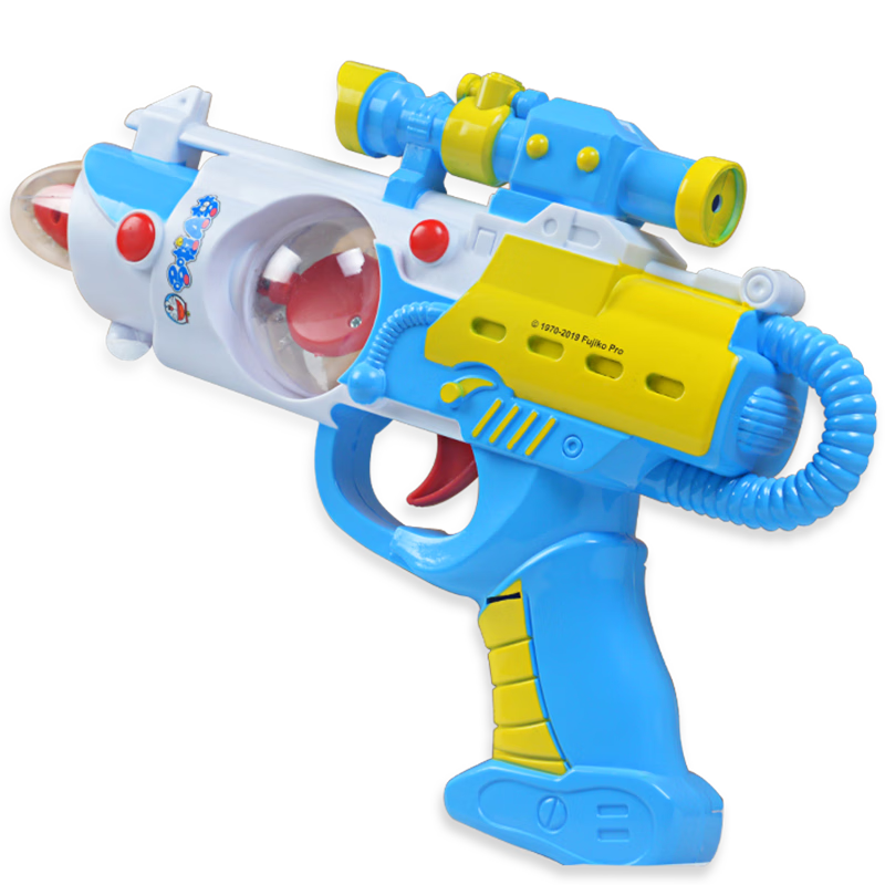 哆啦A梦儿童玩具枪价格走势，沃特曼品质不俗值得入手|电动声光玩具枪价格波动查询
