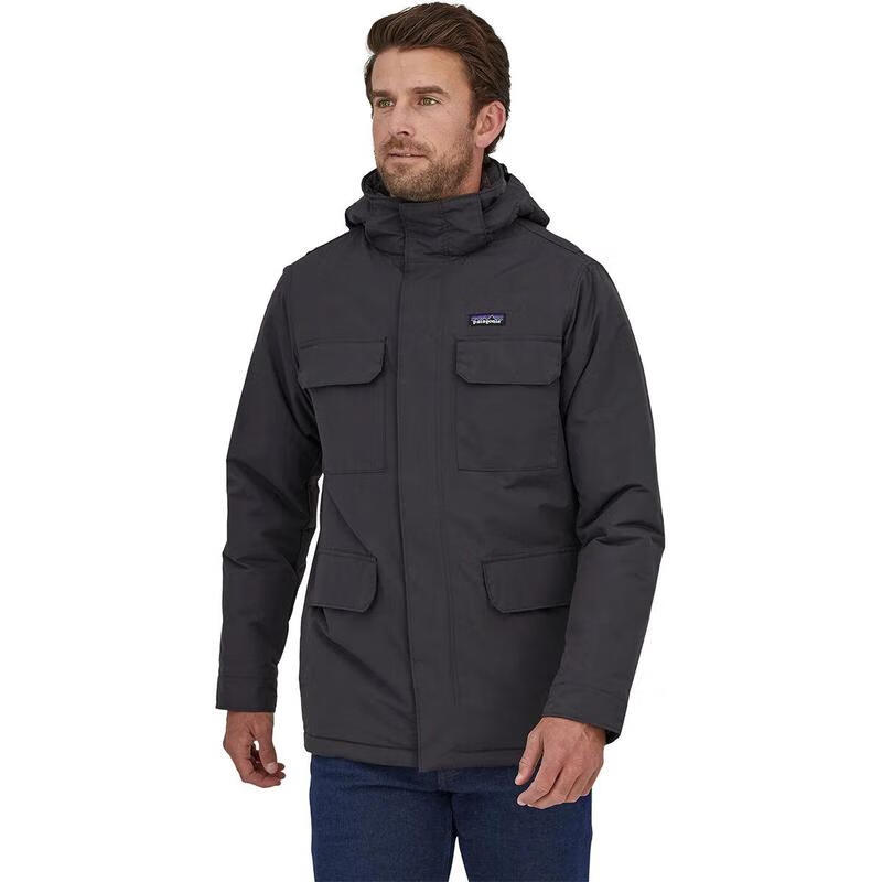 巴塔哥尼亚(patagonia)男士派克大衣isthmus冬季隔热保暖时尚舒适夹克