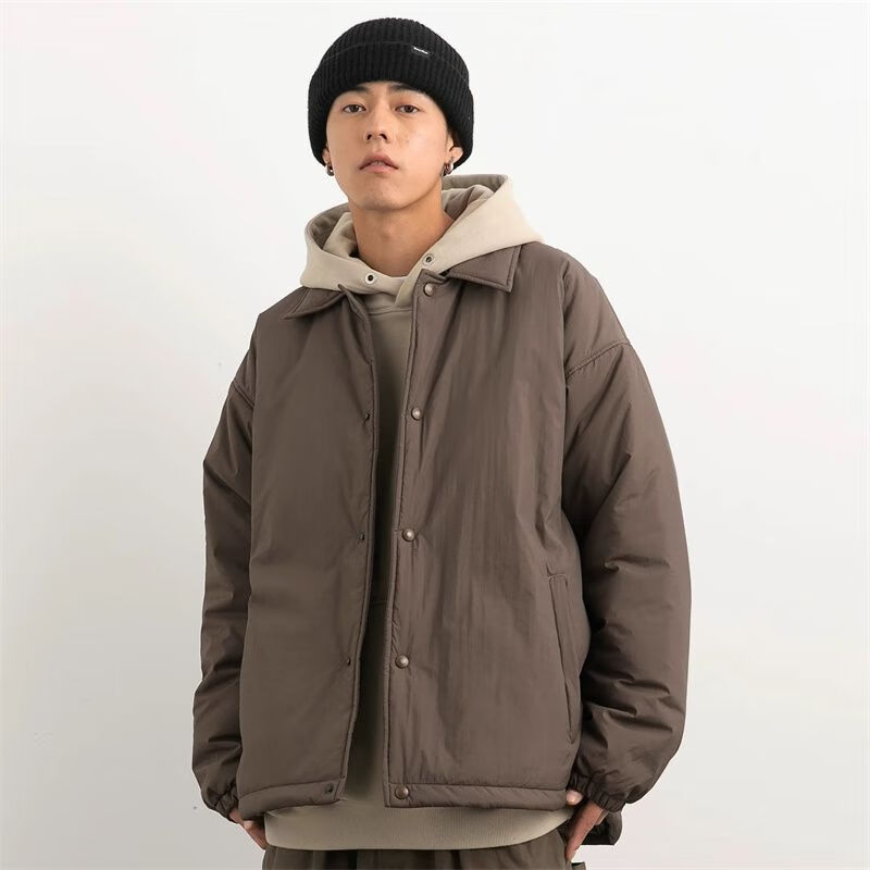 lismprocano 3m新雪丽棉服日系防水防风教练夹克棉衣情侣冬季外套保暖