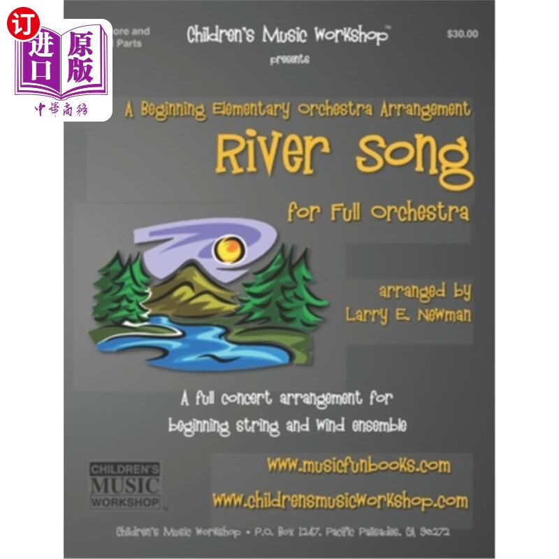 海外直订river song: a full concert arrangement for beginning