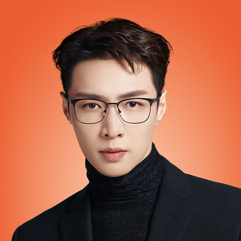 施洛华 serova时尚眼镜框男配近视眼镜休闲商务镜架可配度数明星代言