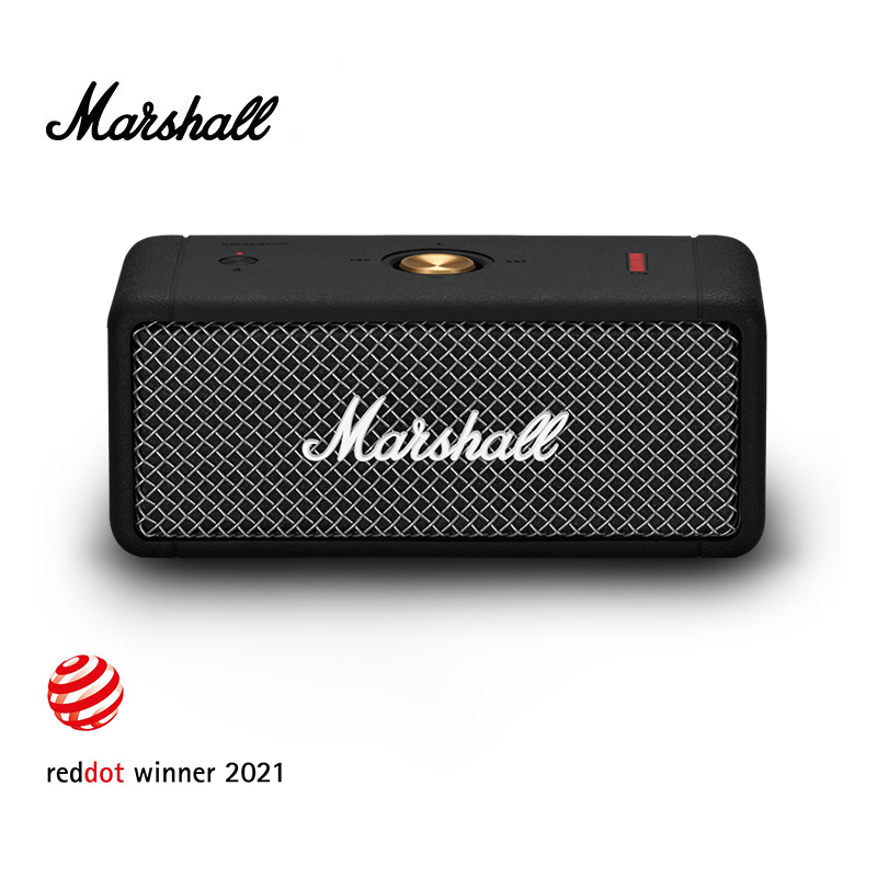MARSHALL（马歇尔）EMBERTON音箱便携式无线蓝牙家用户外防水小音响  黑色