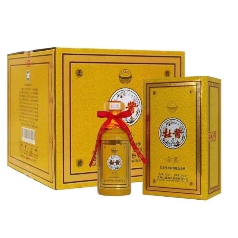 杜酱酒 茅台镇酱香型粮食酒 53度 500ml 6瓶 整箱 杜酱金奖