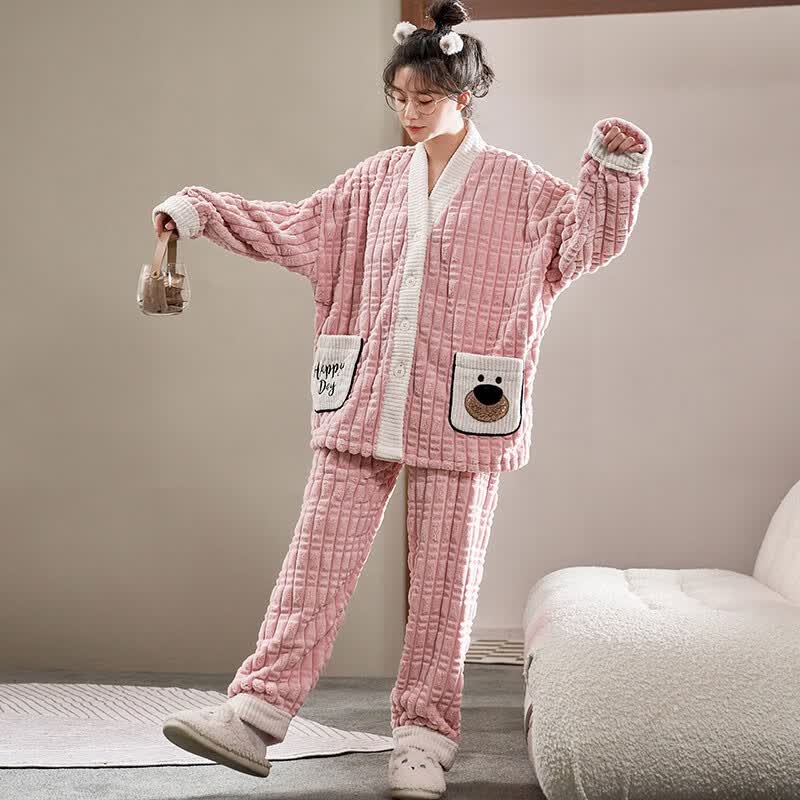 婧麒（JOYNCLEON）月子服春秋产后孕妇套装秋冬怀孕期产妇家居服珊瑚绒睡衣女 粉色 XXL码怎么样,好用不?