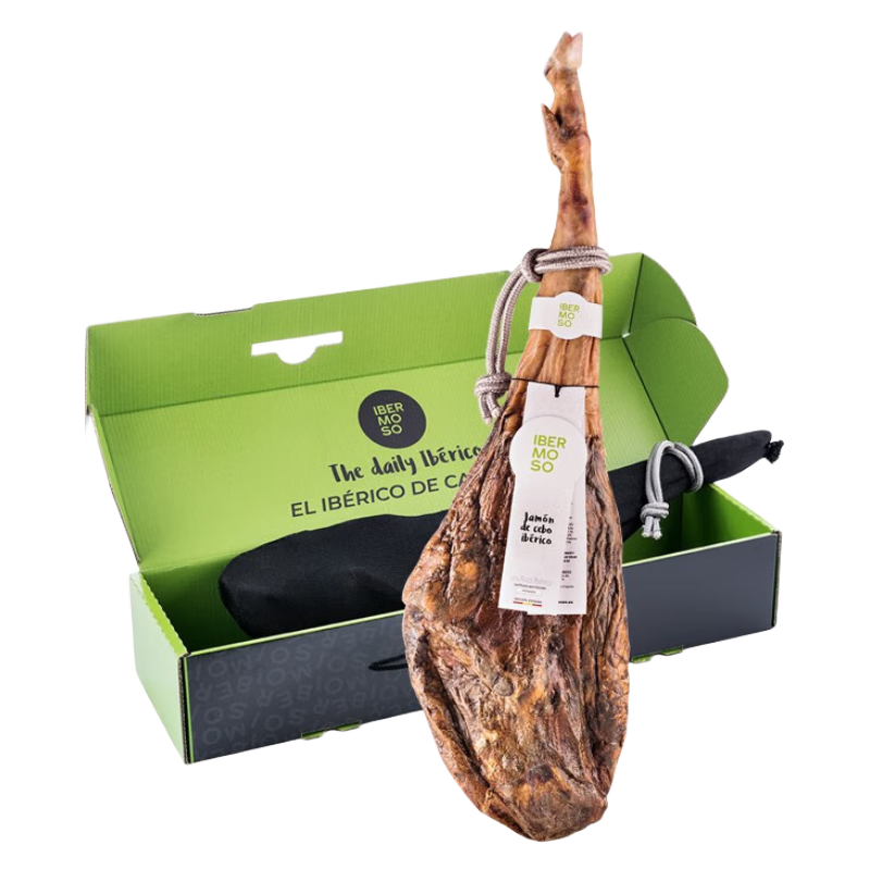 IBERMOSO 西班牙火腿伊比利亞橡果火腿生吃高端火腿整腿禮盒送禮黑標(biāo) 黑標(biāo)前腿雙人拼（每人15-17包）