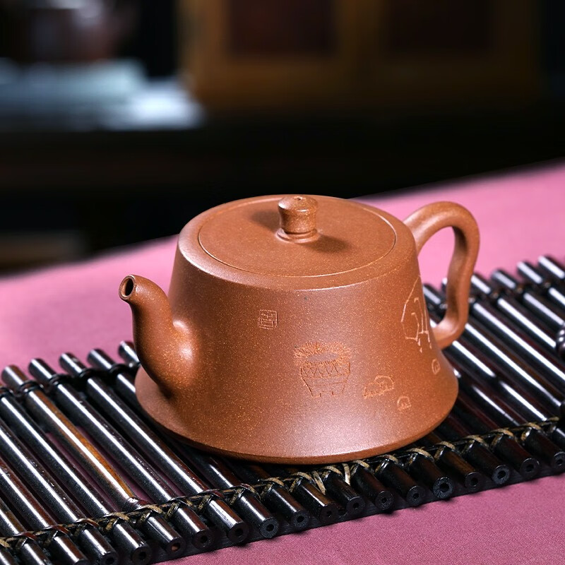 百年利永紫砂壶宜兴紫砂纯全手工泡茶壶功夫茶具原矿黄降坡泥金钟225