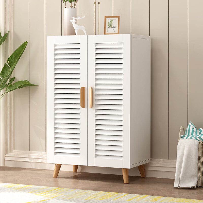 希春定制鞋柜家用门口透气百叶门客厅小户型玄关收纳储物柜大容量鞋架