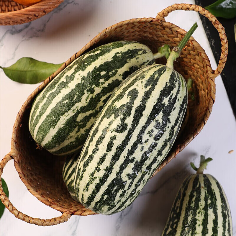 龙觇现货博洋9号甜瓜当季新鲜水果香瓜羊角蜜九号脆瓜生鲜团购送礼 5