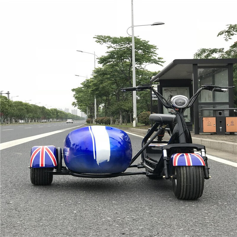 zihu代步车电动边三轮车 抖音电动边三轮车 小哈雷电动边三轮 电动滑
