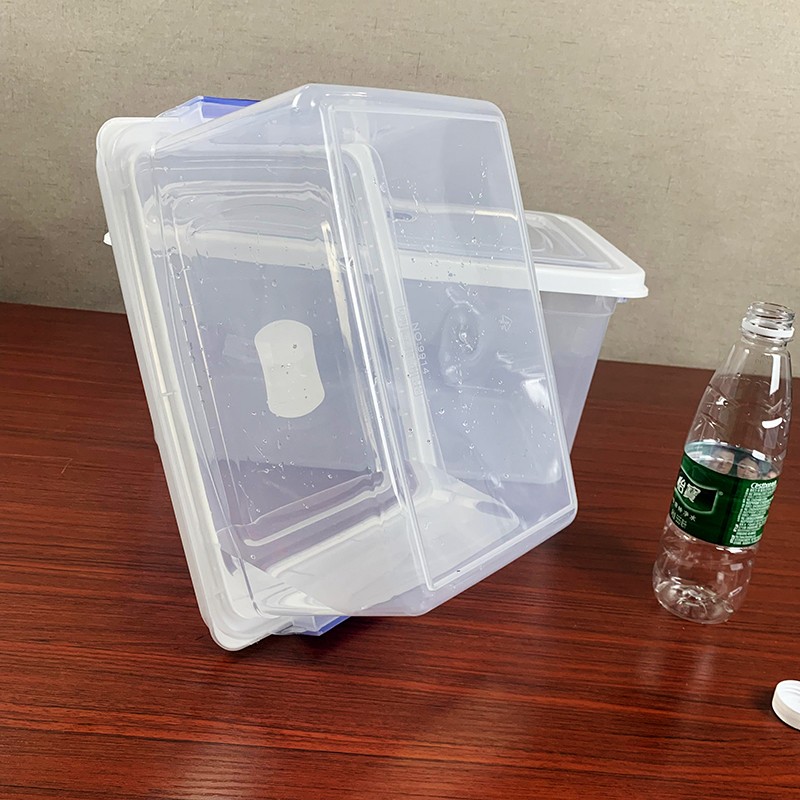 炬意（JY）收纳盒食品级保鲜盒杂物分类周转冰箱保鲜冷冻密封储物药盒 滴水不漏特大号32升 52*36.5*24cm