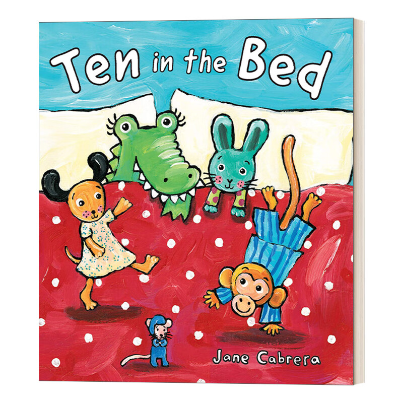进口原版 ten in the bed (jane cabreras story time) 十点上床睡觉