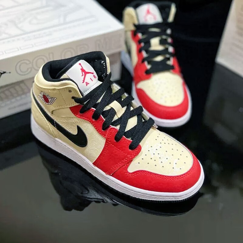 耐克(nike)aj女鞋air jordan 1乔1 休闲篮球鞋运动板鞋dv7012-100 dv