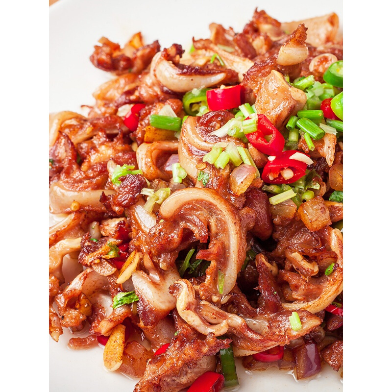 宜享健康孜然脆骨猪脆骨月牙骨半成品冷冻腌制猪软骨酒店特色菜食材30