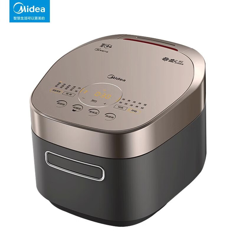 美的(midea)电饭煲efb4012hl家用智能4l容量钛金鼎釜24小时预约饭锅不