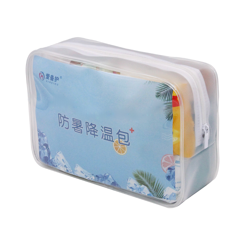 爱备护 防暑降温包 夏季清凉 醒脑提神 外伤处理 ABH-L010B 透明  含14种37件急救用品