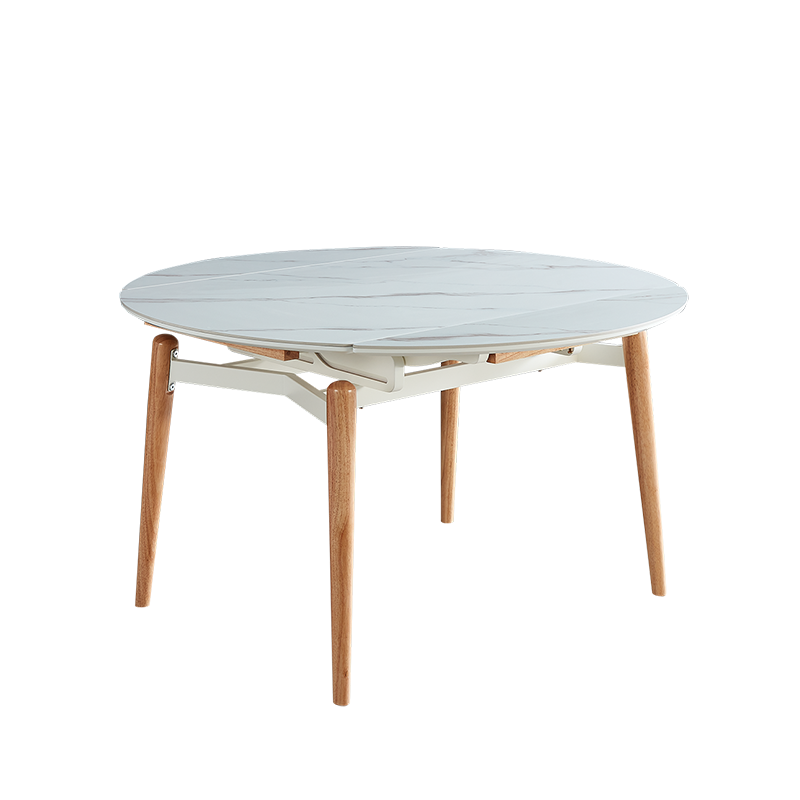 QuanU 全友 DW1001B 餐桌椅套装 一桌六椅 1.3m 常规款