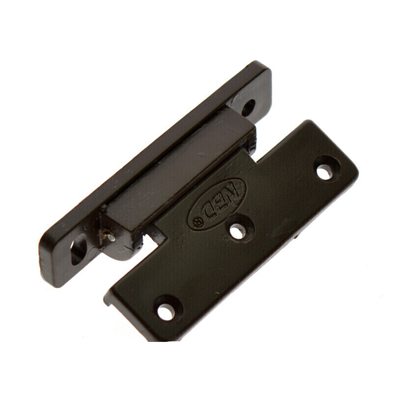 固清塑料弹簧铰链塑料橱柜门小合页平面铰门边防尘条合页