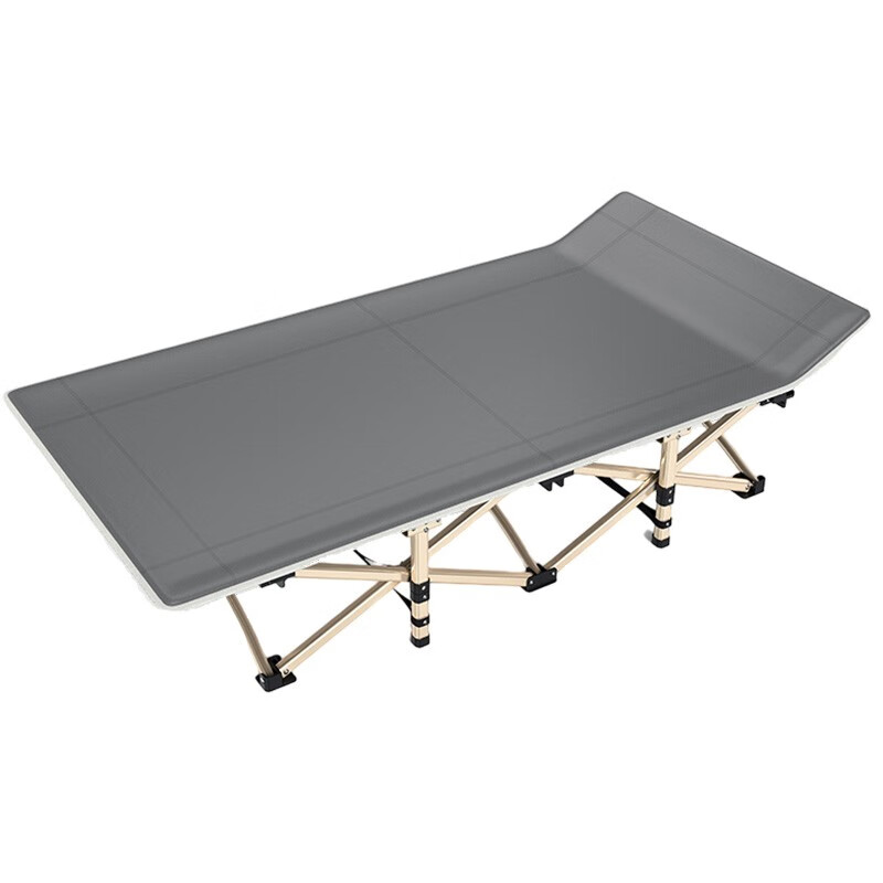 洛港 加粗方管脚架 长190*宽80cm 折叠床单人午睡办公室午休躺椅成人
