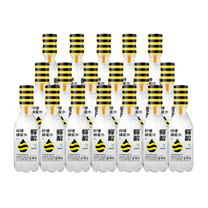 蜂解蜂蜜檸檬水 分離式一擰一搖 分離便攜0脂飲料飲品360g*6瓶整箱裝 檸檬蜂蜜水6瓶/3箱
