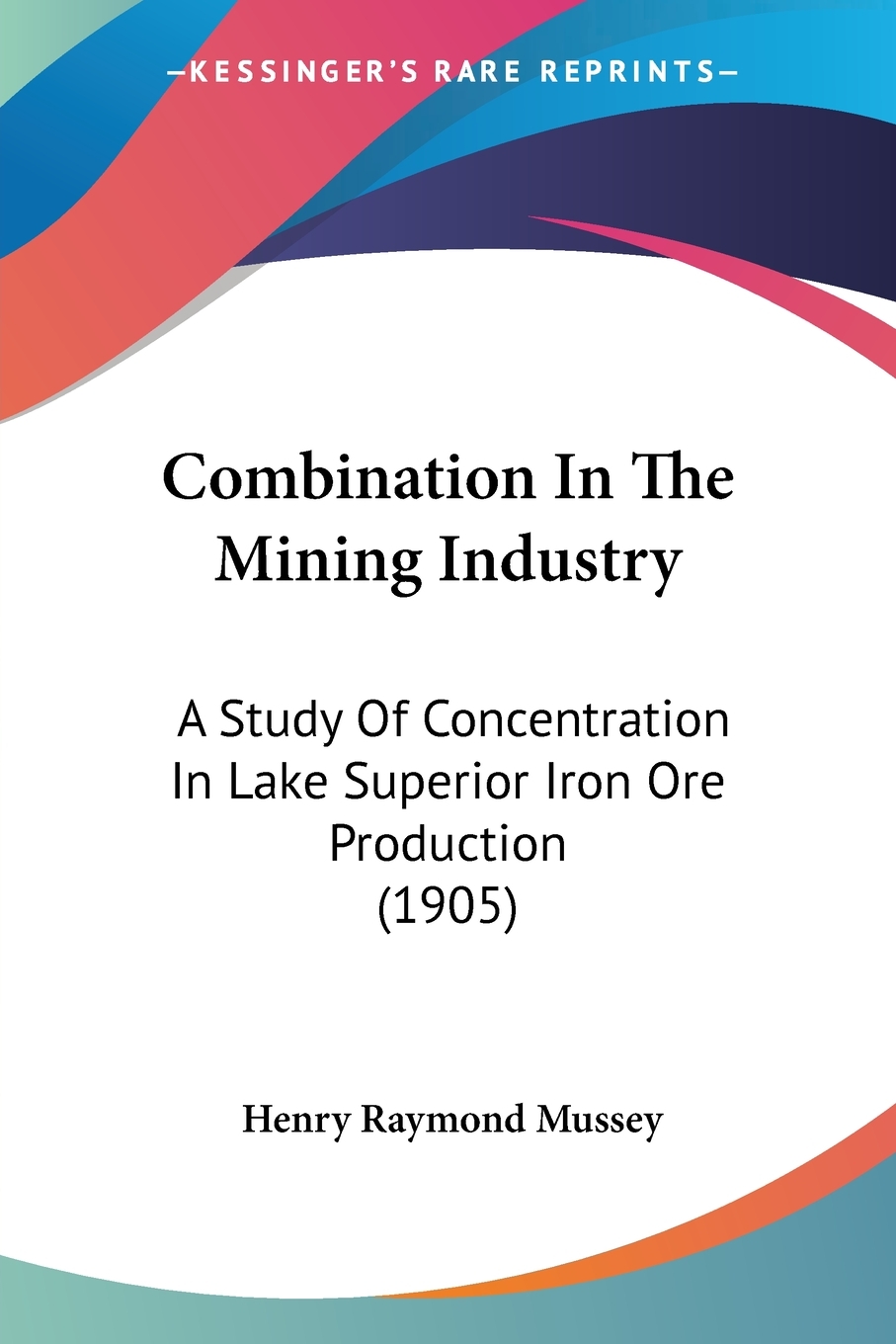 预售 按需印刷combination in the mining industry