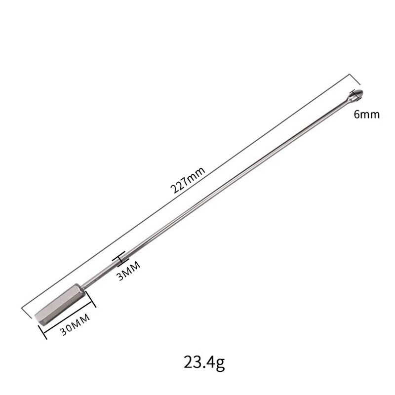 金属超尿道棒刺激尿道扩张器刑具道具惩罚男虐阳 直径6mm