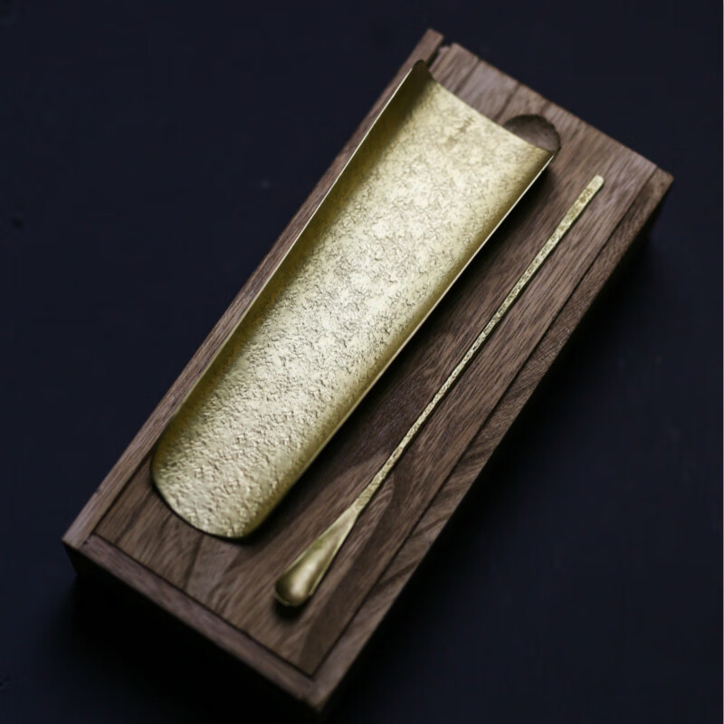 杯语(language of cup)茶勺茶匙纯手工茶则赏茶荷茶道六君子功夫茶道