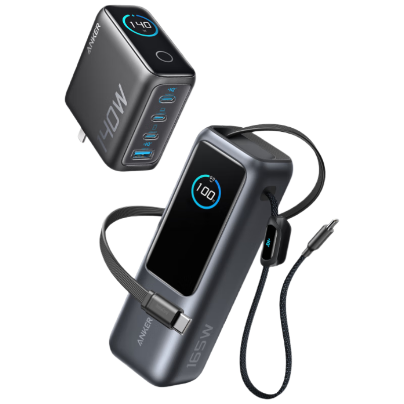 ANKER���� 165W 25000�����ƶ���Դ 140W�������װ ������Type-C ��ɫ 565Ԫ