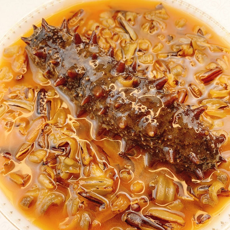 燕青春即食鲍汁烩野米海参 加热即食海参海鲜水产单条装