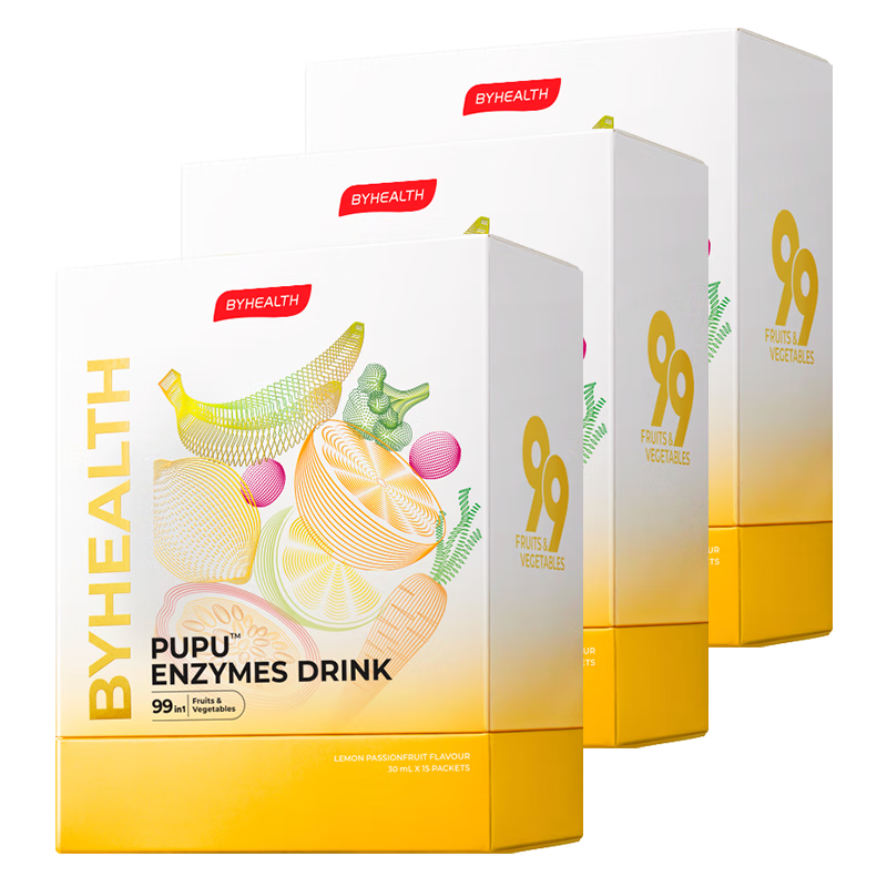 BYHEALTH������������pupu���峦ͨ�������׿�����÷֭«����ʳ��ά�ٴ�л ���߽��� 15��*3�� ����ͬ��3���� 1485Ԫ��5��(��297Ԫ/��)