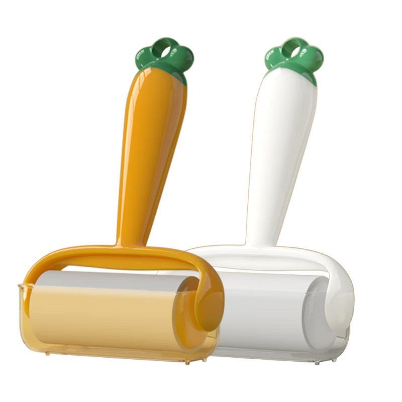 初舍（CHUSHE）粘毛器滚筒可撕式卷纸头发清理粘猫毛神器家用滚刷强力去毛除黏毛 10cm葫芦卜粘毛器+9卷纸540撕