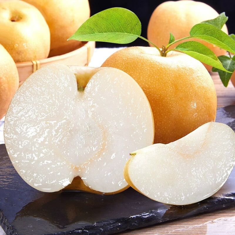 果农侠山东秋月梨当季水果正宗新鲜冰糖梨子甜现摘整箱中秋礼盒 3斤