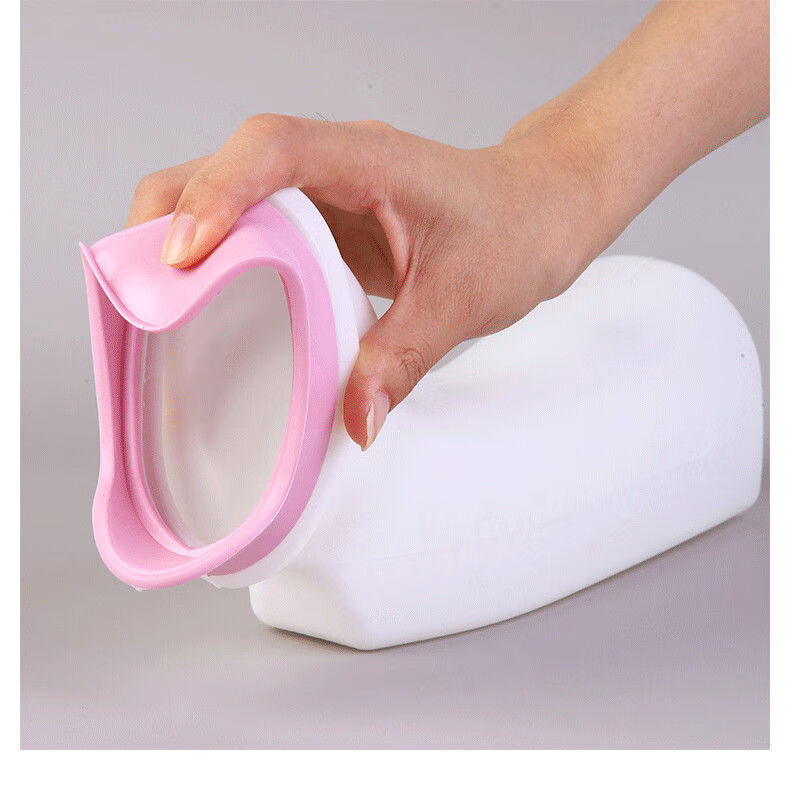 女士卧床护理夜壶软口女小便器接尿器瘫痪老人接尿壶女性用 1000毫升l