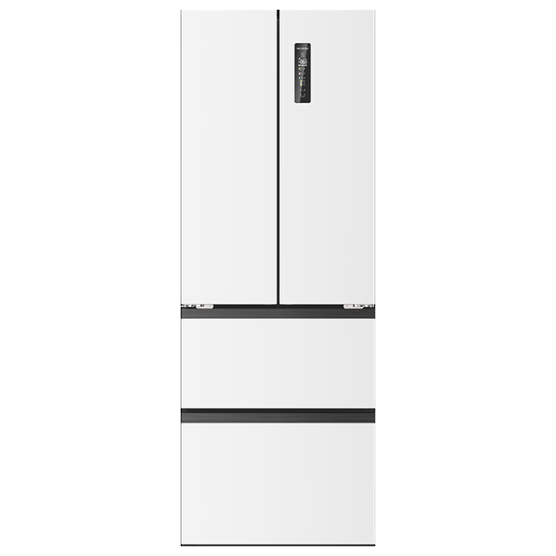 美菱（MeiLing）【无忧嵌】400升法式多门电冰箱家用一级能效嵌入式四门冰箱超薄60cm底部散热BCD-400WP9CZX雪域白