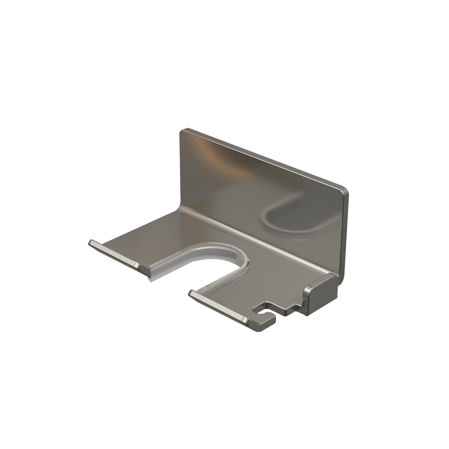 四季沐歌吹风机置物架风筒浴室挂件枪灰卫生间免打孔吹风机收纳架