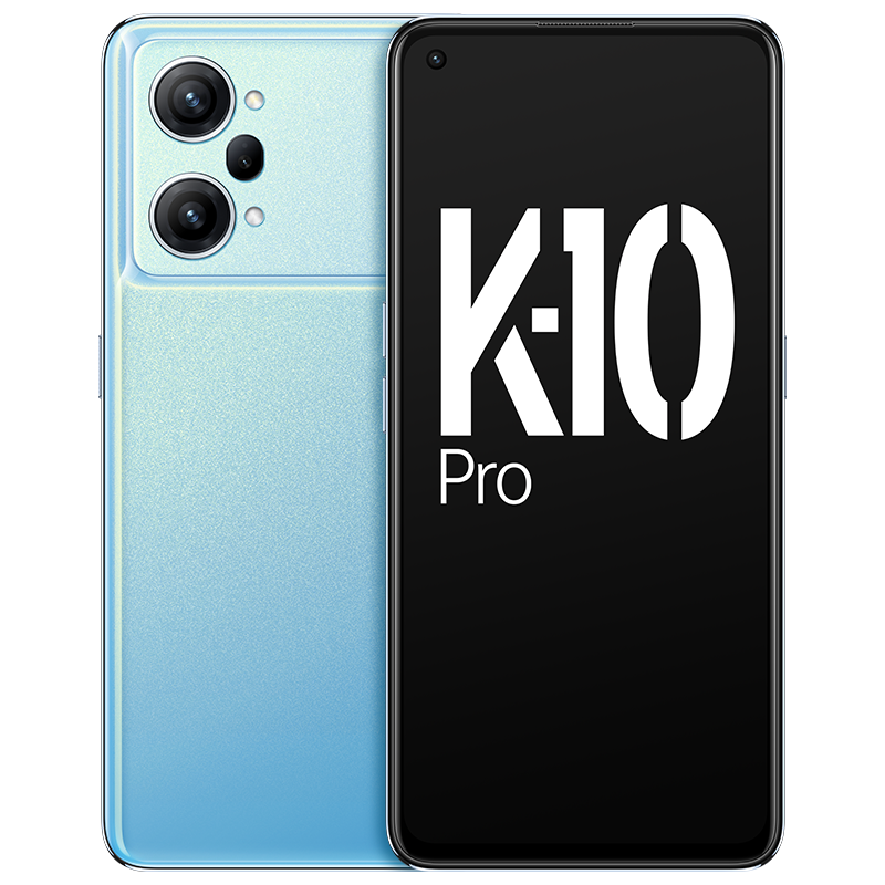 OPPO K10 Pro 晴蓝 8GB+256GB 高通骁龙888 80W超级闪充 索尼IMX766旗舰传感器 OLED屏幕 5G手机100037436692
