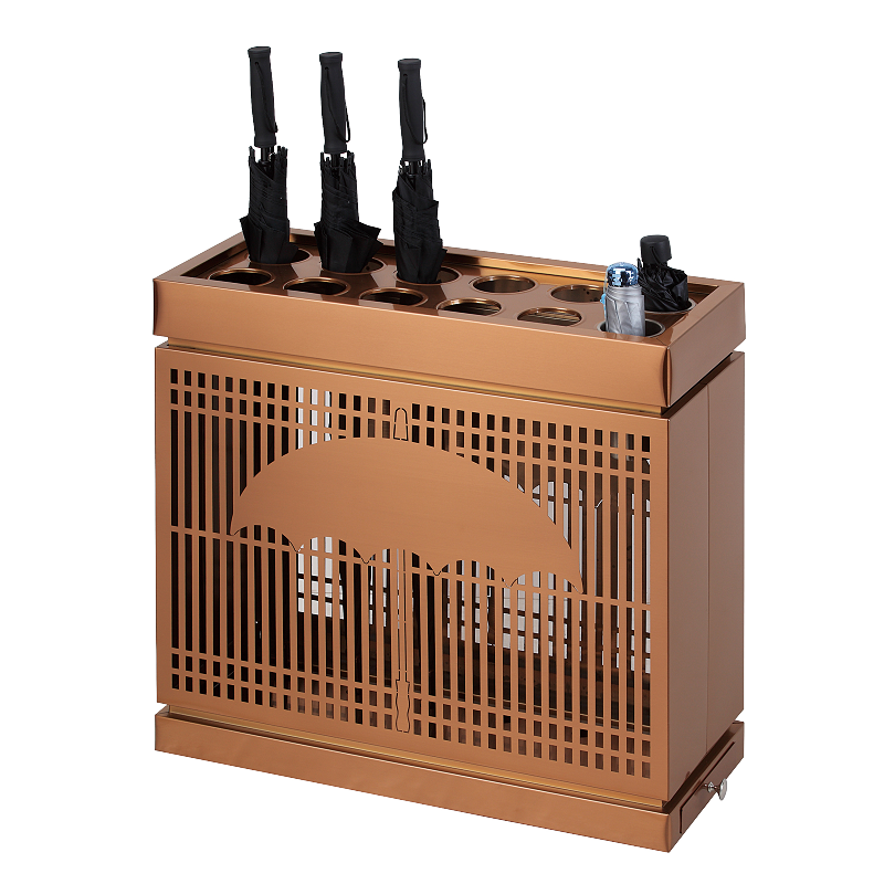 會汕不銹鋼雨傘桶放雨傘的架子收納桶商場傘架收納架北歐傘架子酒店辦公室雨傘架時尚簡約銀行雨傘架