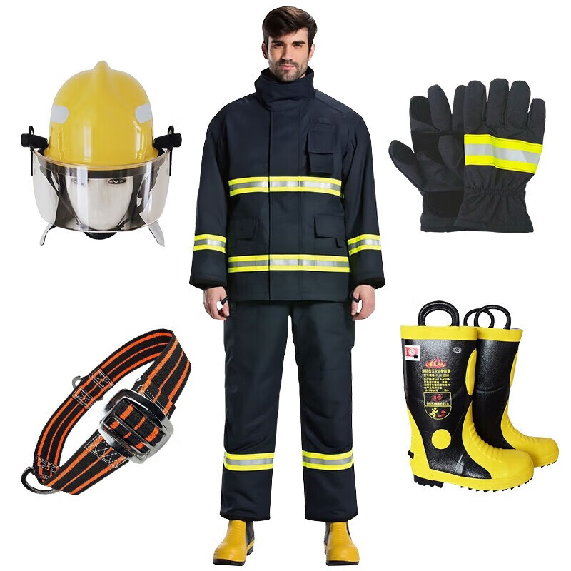 3c认证 作训服 六件套装 国标3c防火服 14款消防服六件套(3c款)(下单