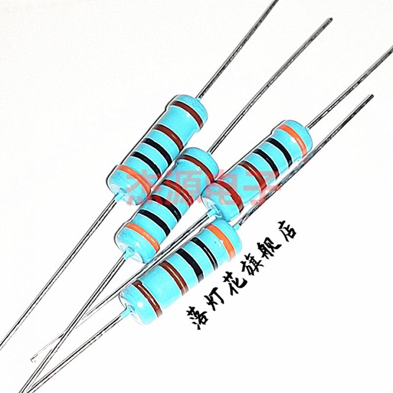 穗之语1w 2w 3w 5w色环电阻欧姆100k-1m 200k 300k 360k 470k 510k