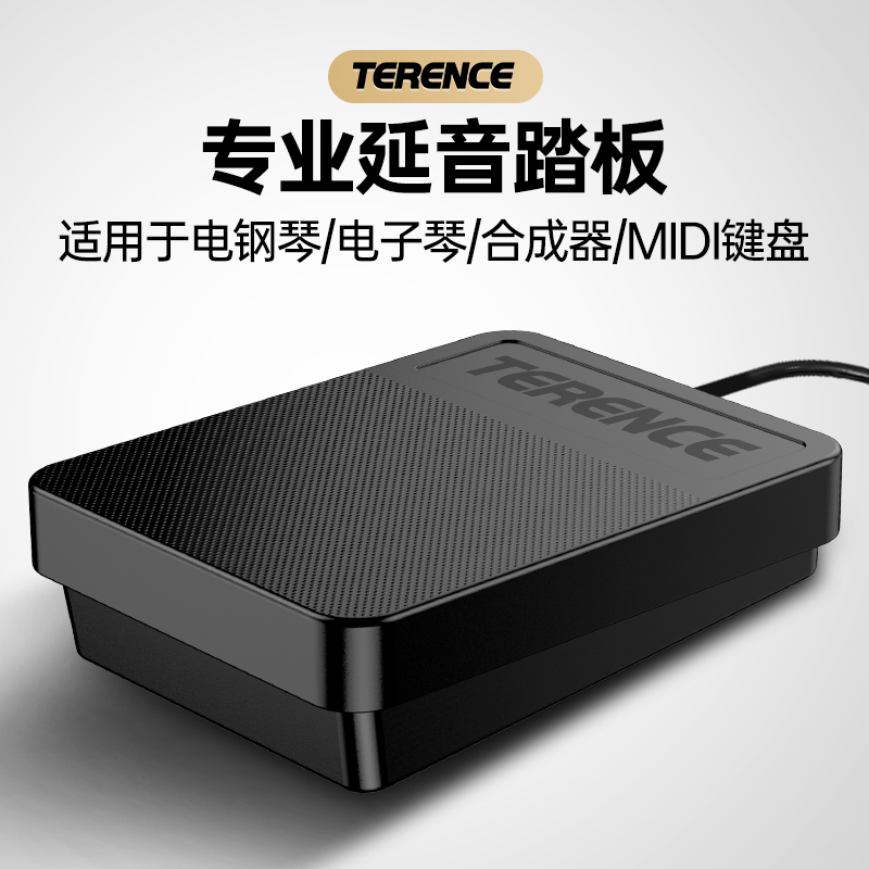 特伦斯(terence)延音踏板适用特伦斯电子琴电钢琴电子鼓midi键盘乐器