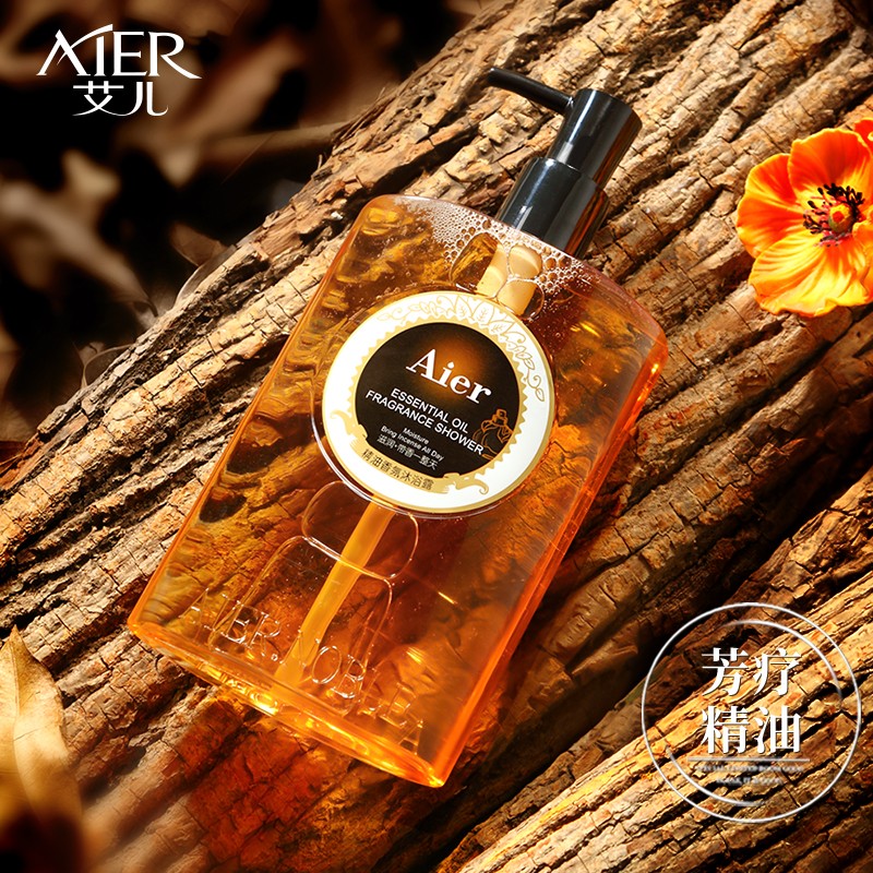 艾儿精油香氛沐浴露680ml男女士淋浴补水保湿滋润去油沐浴乳礼盒装