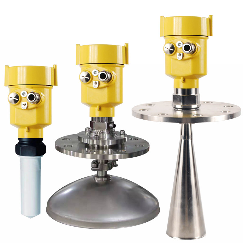 沐鑫泰雷达液位计防腐防爆喇叭口粉料仓料位河道水位酸碱腐蚀液位计