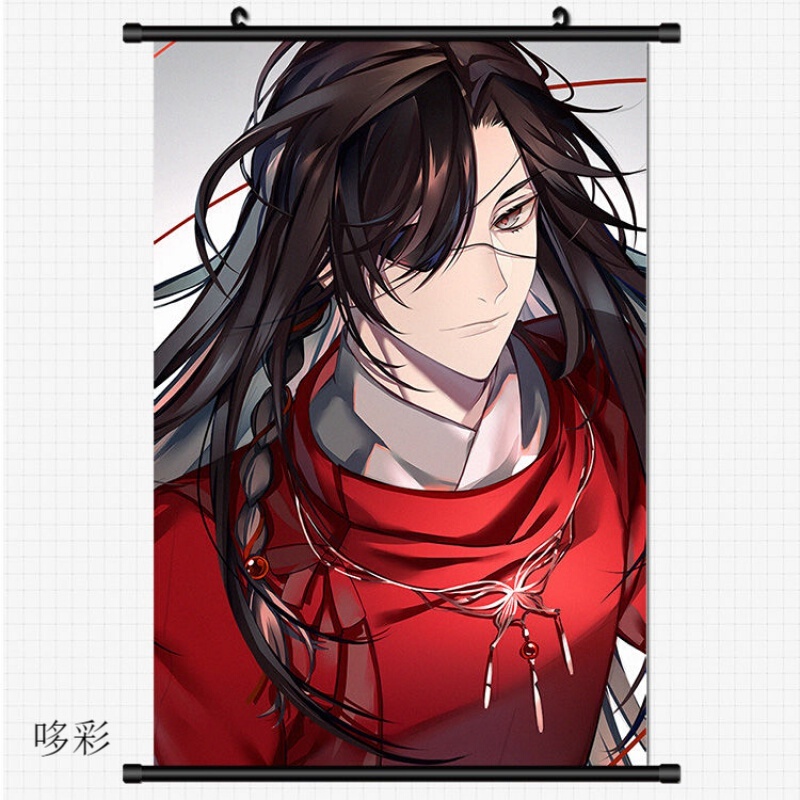 数字油画油彩画 天官赐福动漫周边花城谢怜花怜墨香铜臭挂画海报定制