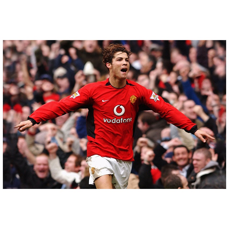 c罗海报球星足球明星曼联球星皇马巴萨梅西装饰挂画宿舍墙贴 27-【pp