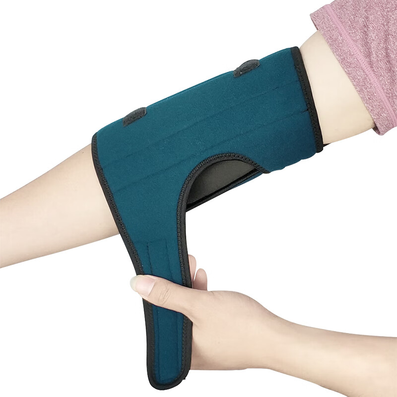 钢板固定护肘 手臂手肘骨折固定器 扭伤防护钢板支撑护手肘 蓝色四季