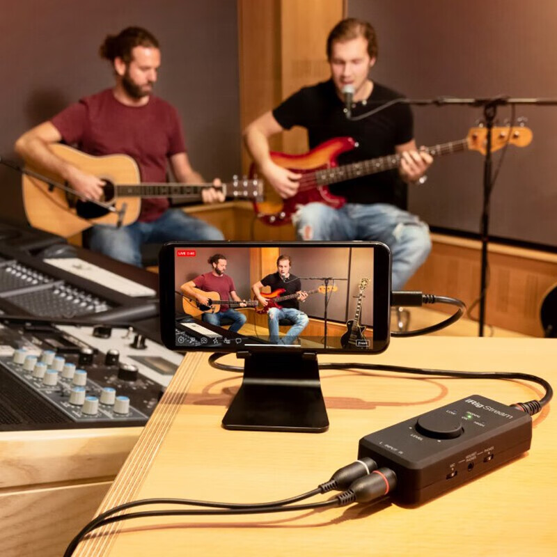 IK MULTIMEDIA iRig Stream网络直播K歌音频接口手机主播安卓主播USB转换器 Stream专业版主图1