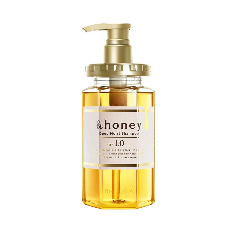 精选 日本安蒂花子honey洗发水草本蜂蜜薄荷 蜂蜜洗发水440ml
